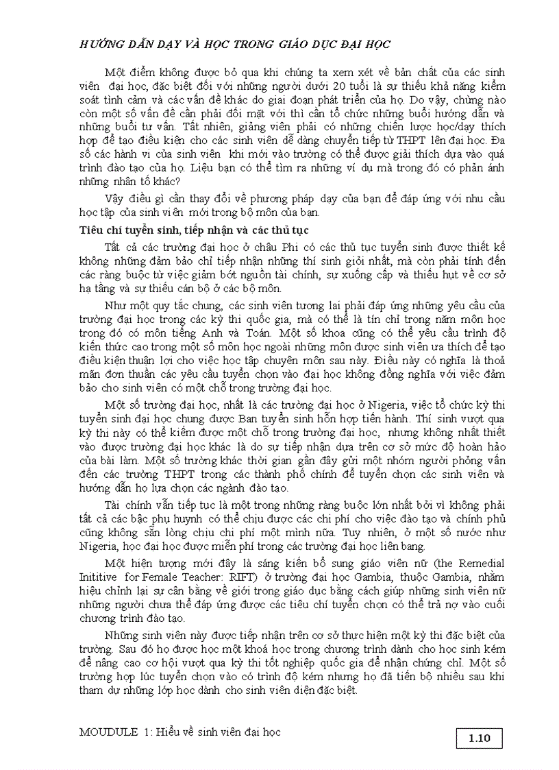 image for page Hướng dẫn Dạy và Học trong Giáo dục đại học