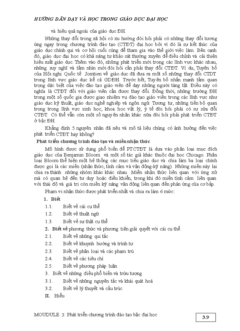 image for page Hướng dẫn Dạy và Học trong Giáo dục đại học