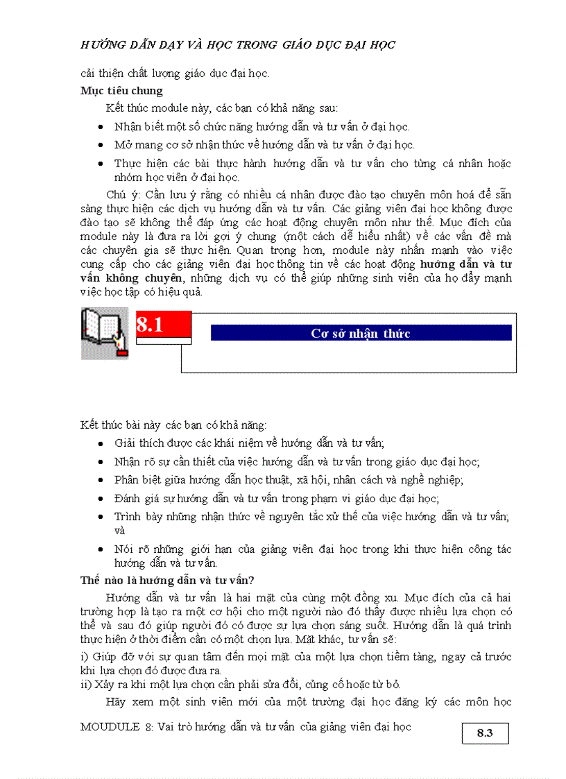 image for page Hướng dẫn Dạy và Học trong Giáo dục đại học