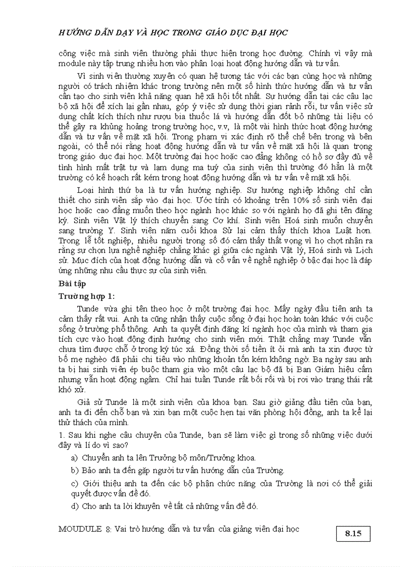 image for page Hướng dẫn Dạy và Học trong Giáo dục đại học