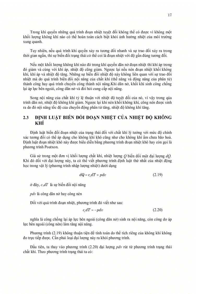 image for page Khí hậu và khí tượng đại cương chương 2