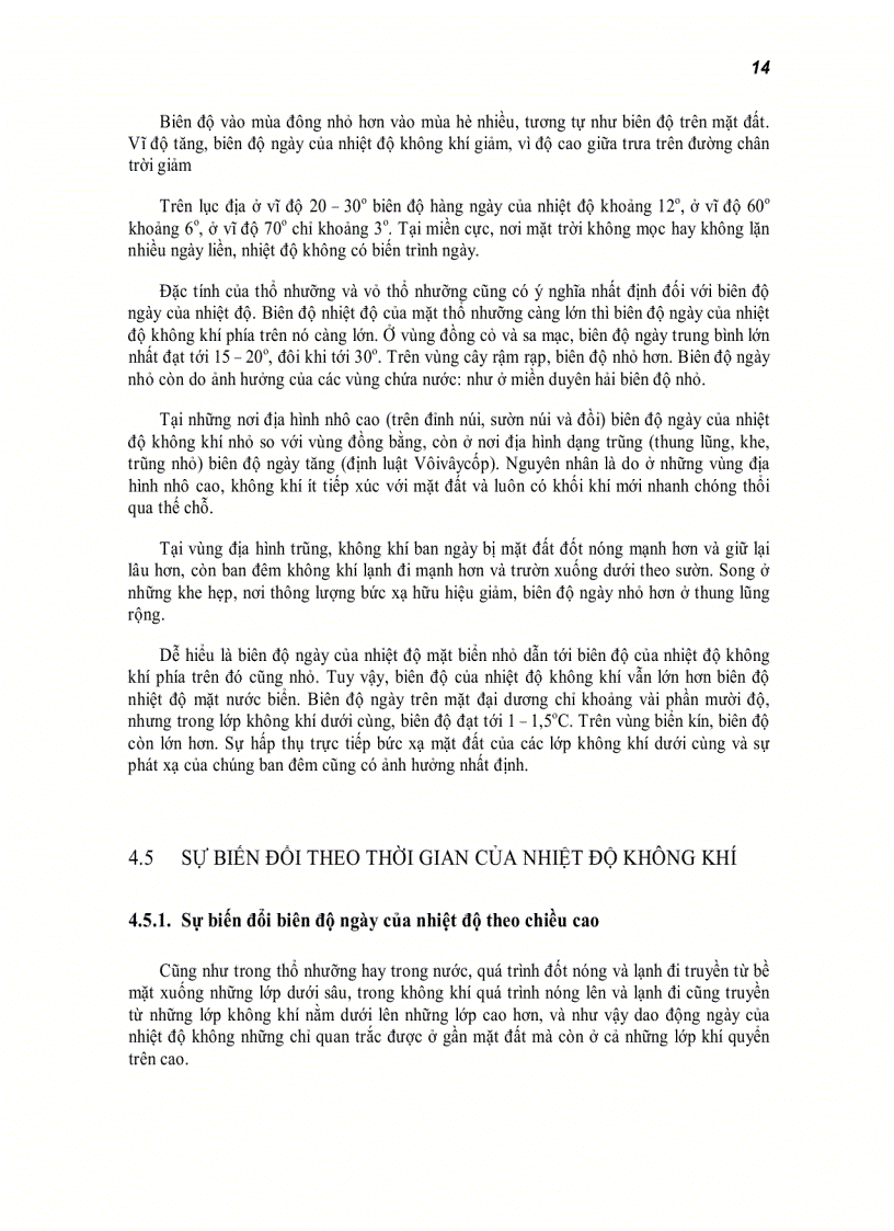 image for page Khí hậu và khí tượng đại cương chương 4