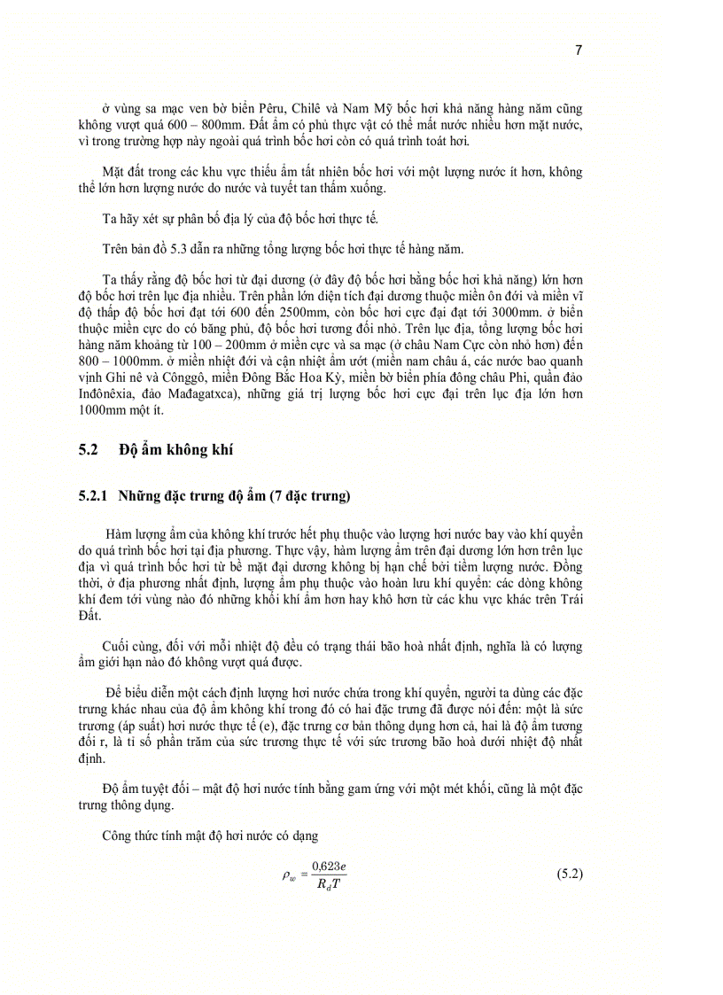 image for page Khí hậu và khí tượng đại cương chương 5