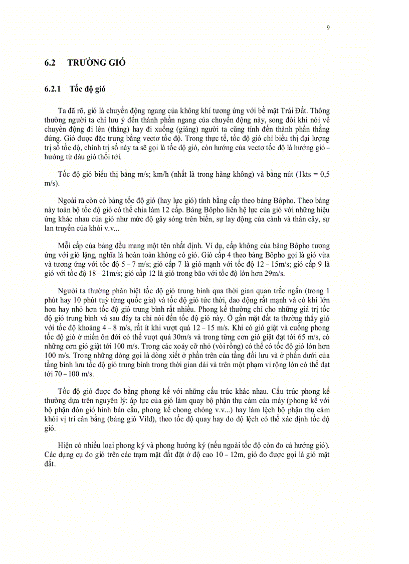 image for page Khí hậu và khí tượng đại cương chương 6