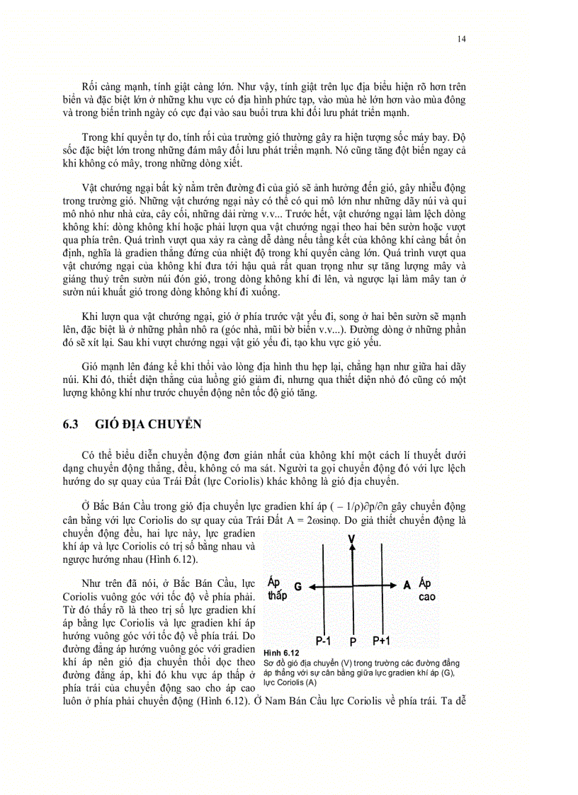 image for page Khí hậu và khí tượng đại cương chương 6