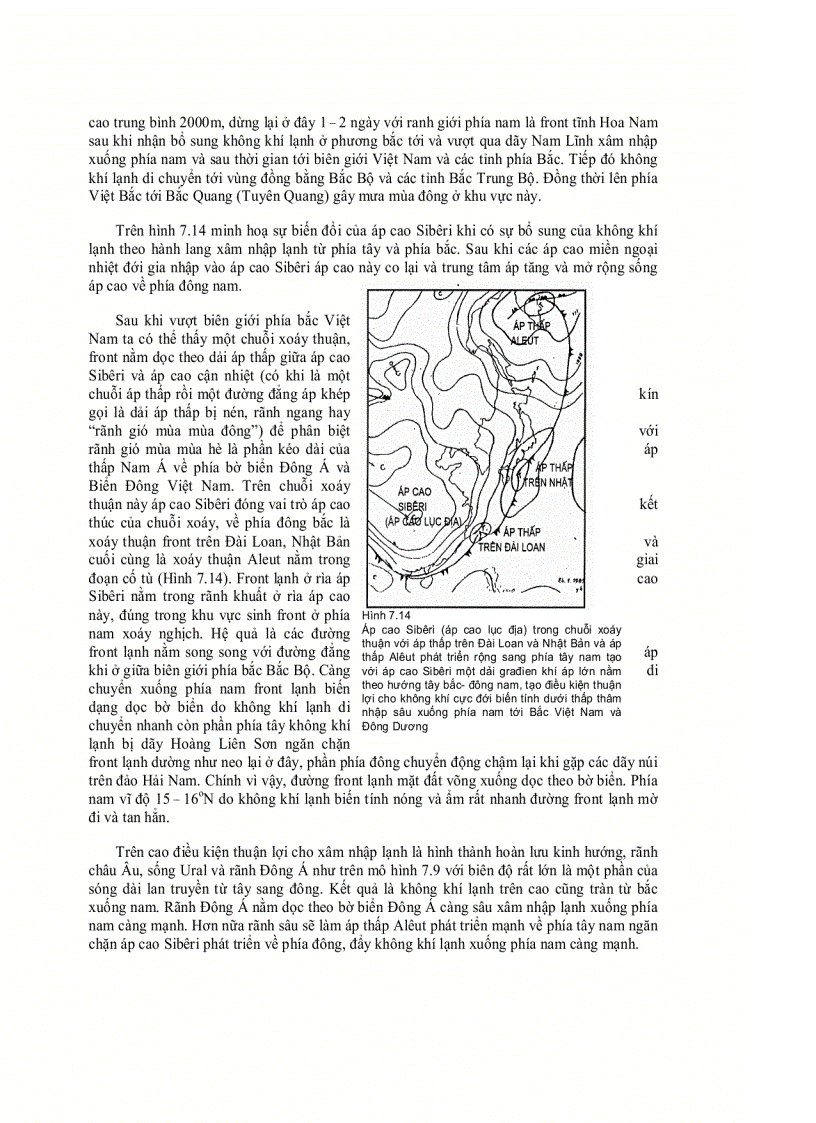 image for page Khí hậu và khí tượng đại cương chương 7
