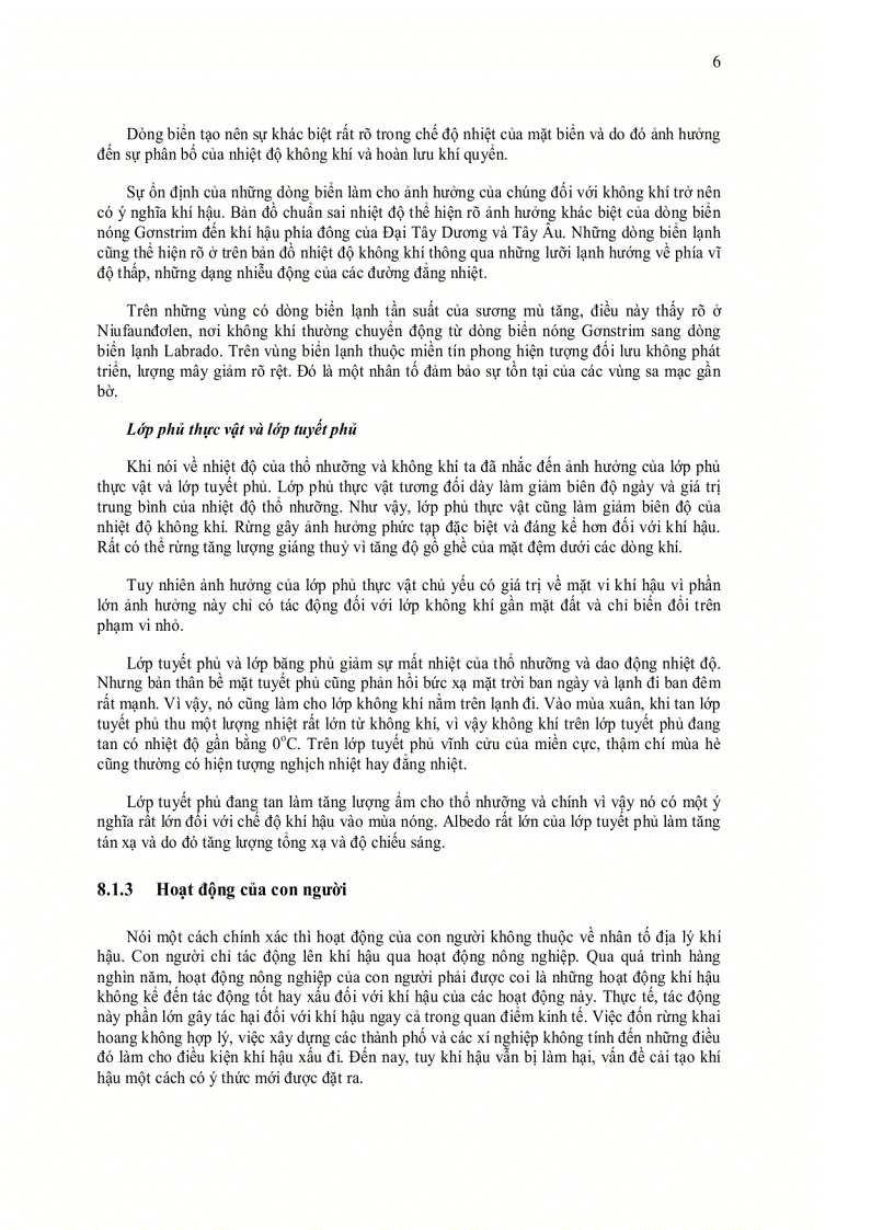 image for page Khí hậu và khí tượng đại cương chương 8