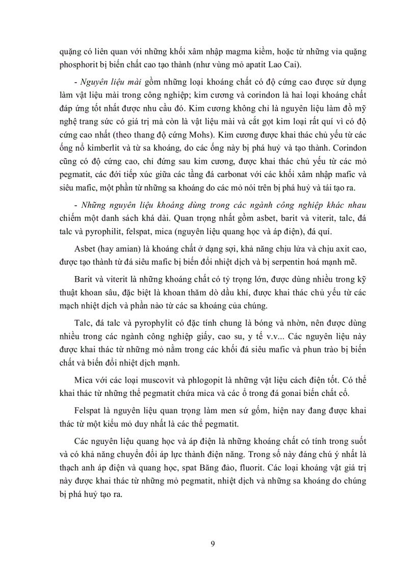 image for page Khoáng sản