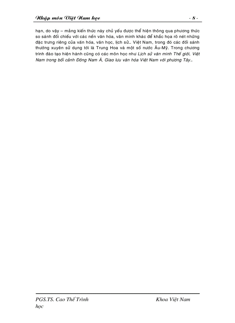 image for page Nhập môn Việt Nam học