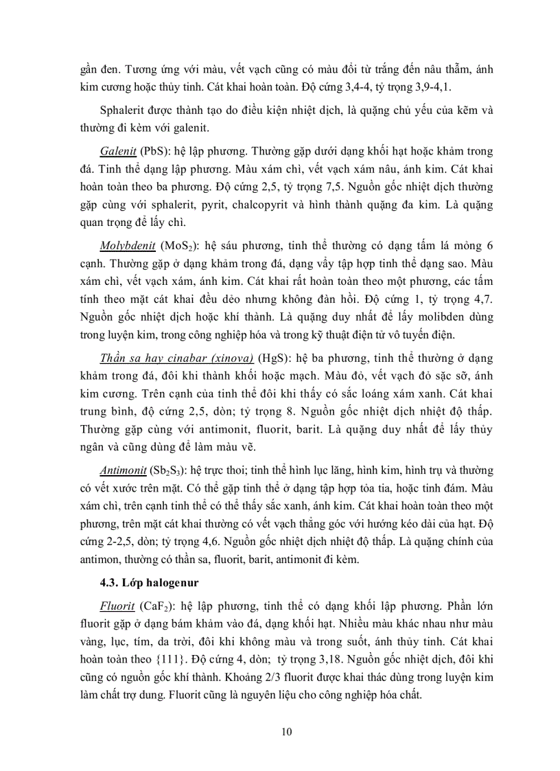 image for page Phân loại khoáng vật