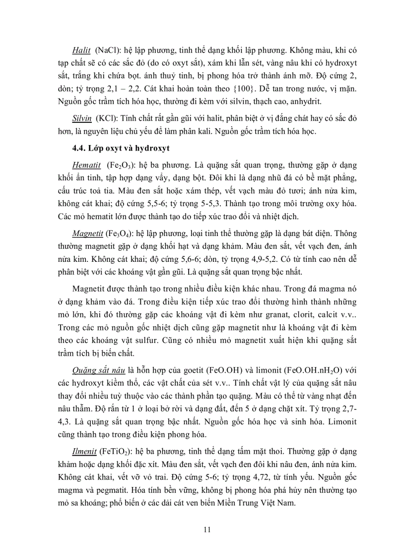 image for page Phân loại khoáng vật