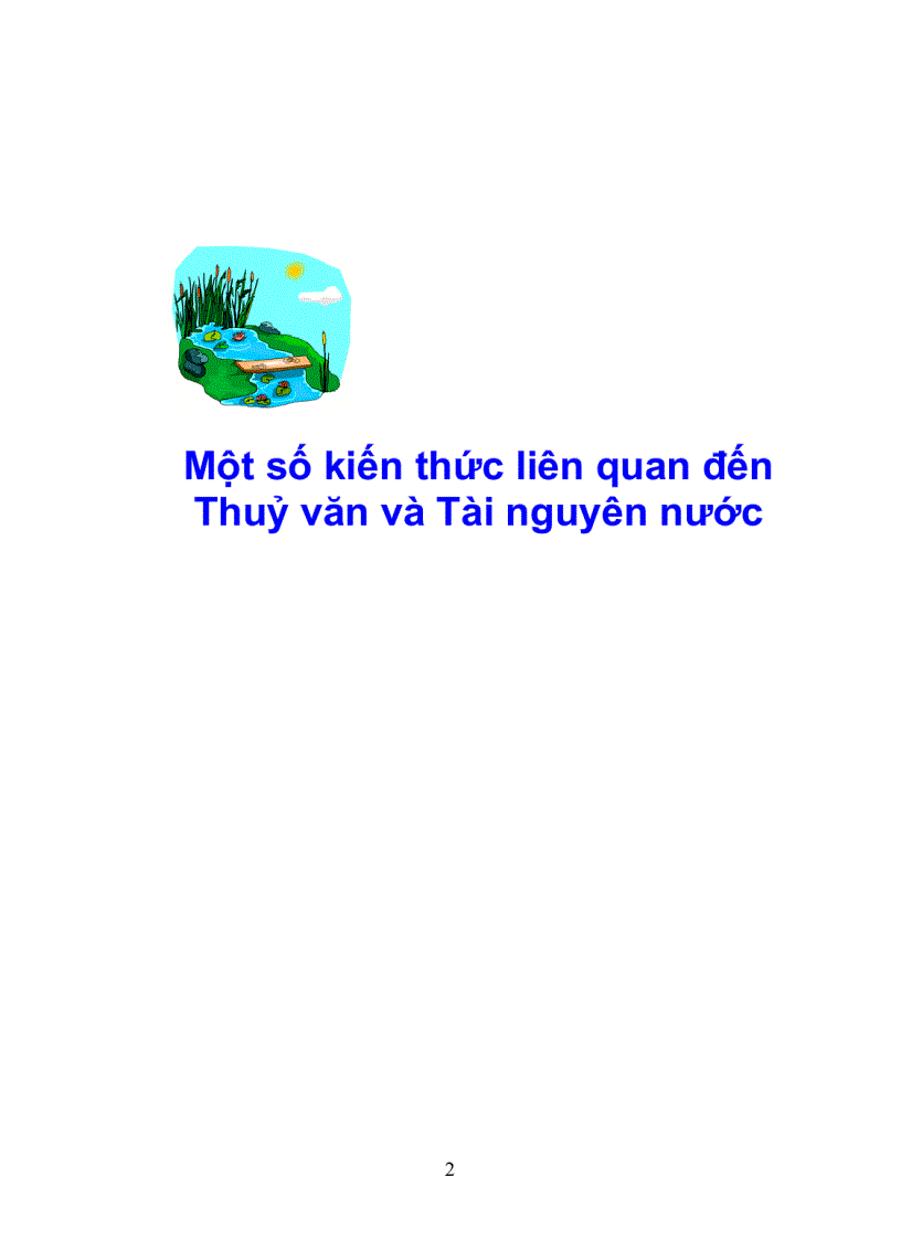 Sổ tay phổ biến kiến thức Tài nguyên nước Việt Nam