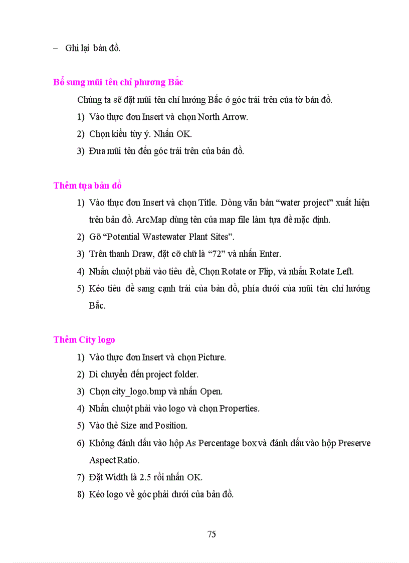 image for page Tài liệu hướng dẫn sử dụng ArcGIS