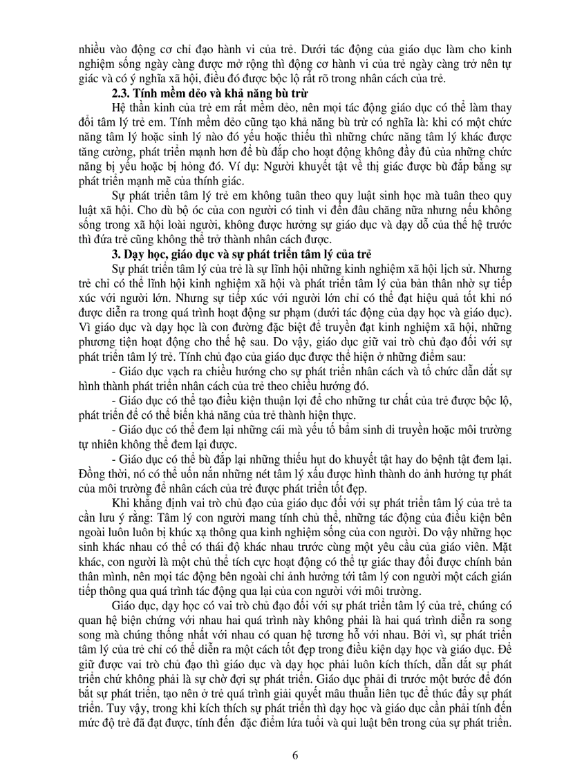 image for page Tâm lý học lứa tuổi và Tâm lý học sư phạm