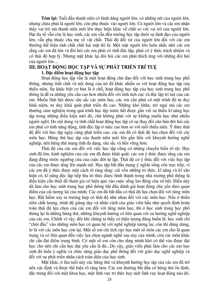 image for page Tâm lý học lứa tuổi và Tâm lý học sư phạm