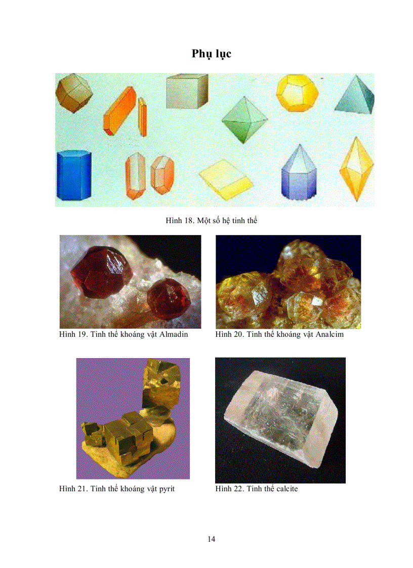 image for page Thành phần hóa học của vỏ Trái đất Tinh thể