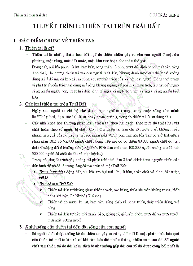 image for page Thien tai trên trái đất