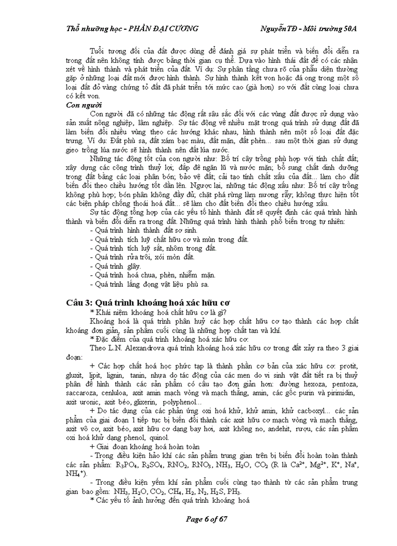 image for page Thổ nhưỡng học Phần đại cương