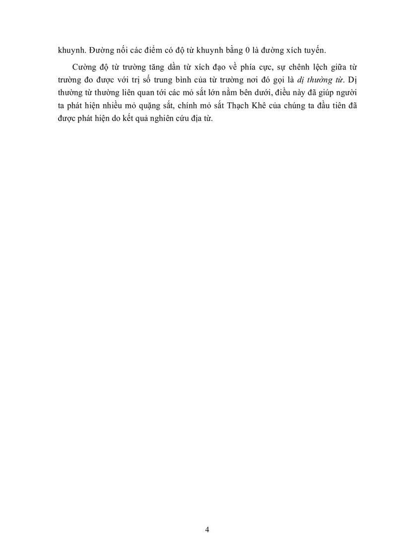 image for page Tính chất vật lý của Trái Đất