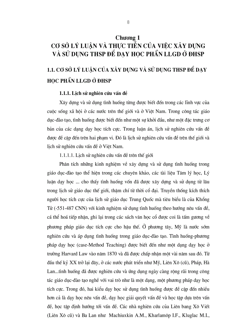 image for page Xây dựng và sử dụng tình huống sư phạm để dạy học phần Lí luận giáo dục