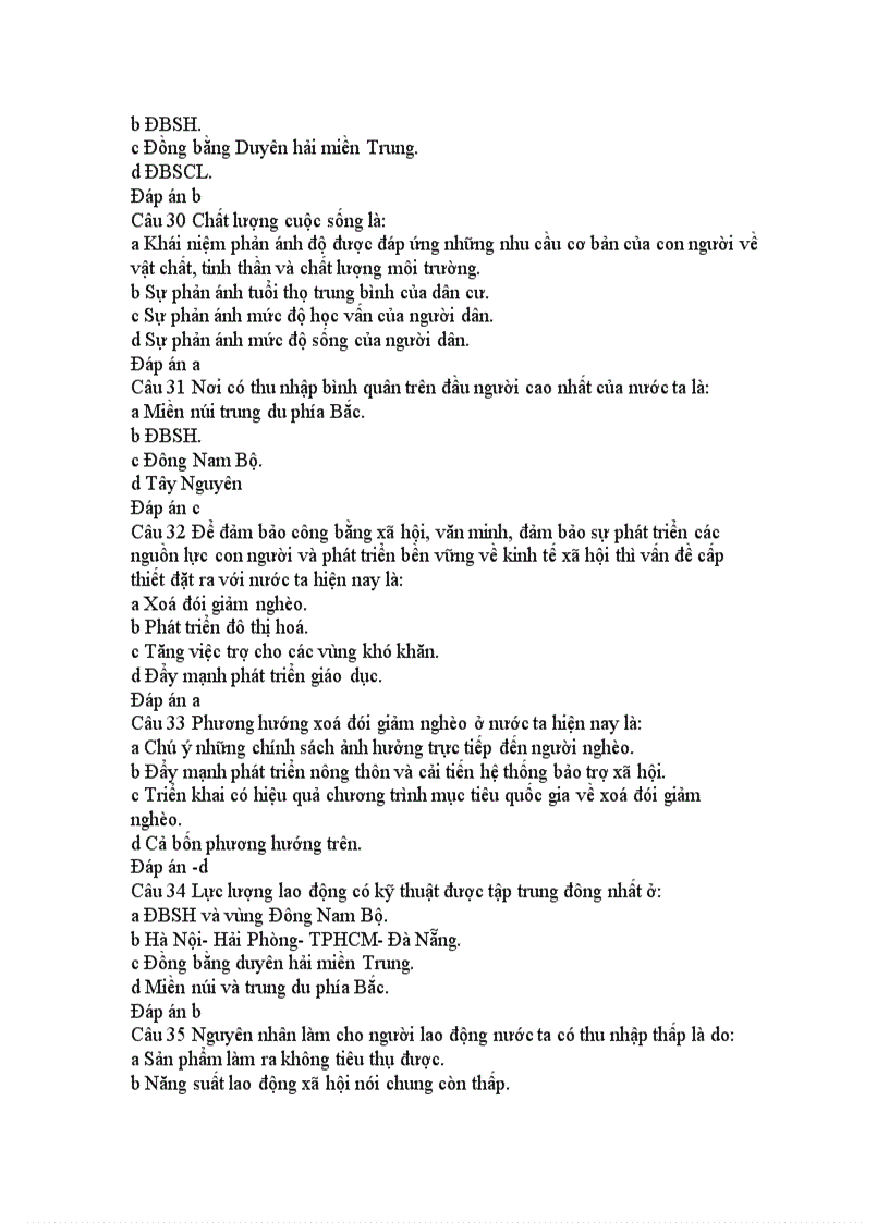 image for page Bo trac nghiem mon dia 12