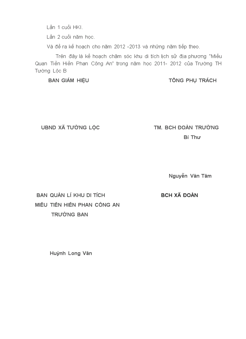 image for page Chương trình chăm sóc di tích lịch sử địa phương