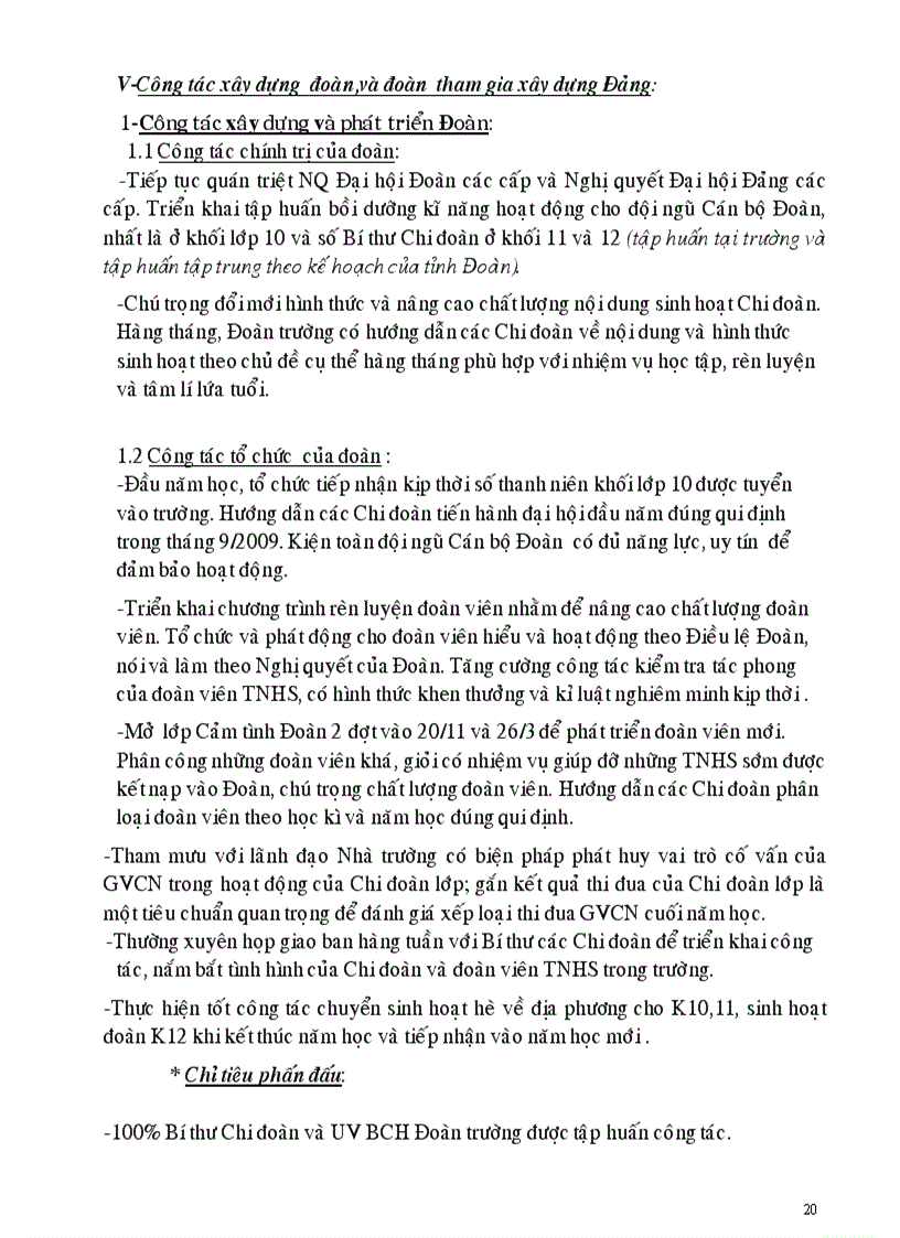 image for page Chuong trinh Cong Tac Doan 2009 2010