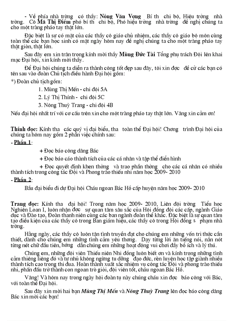 image for page Đại hội cnbh cấp trường 10 11