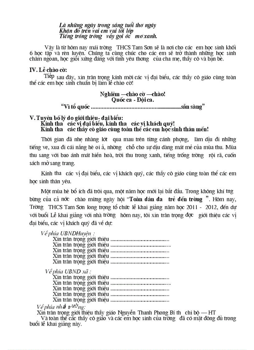 image for page Dan CT khai giang