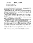 Diễn văn bế mạc đại hội