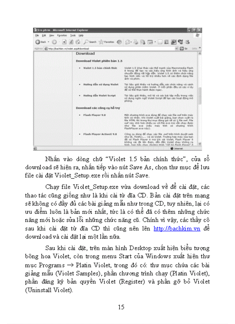 image for page Huong dan su dung violet