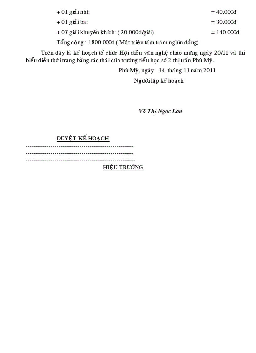 image for page Ke hoach moi truong