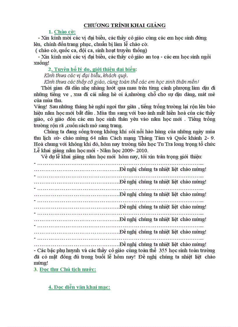 image for page Kịch bản khai giảng