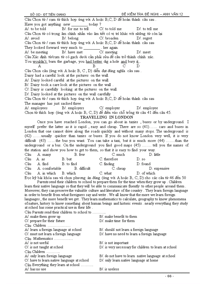 image for page Một số đề thi tiếng Anh chuyên ngành Kinh tế