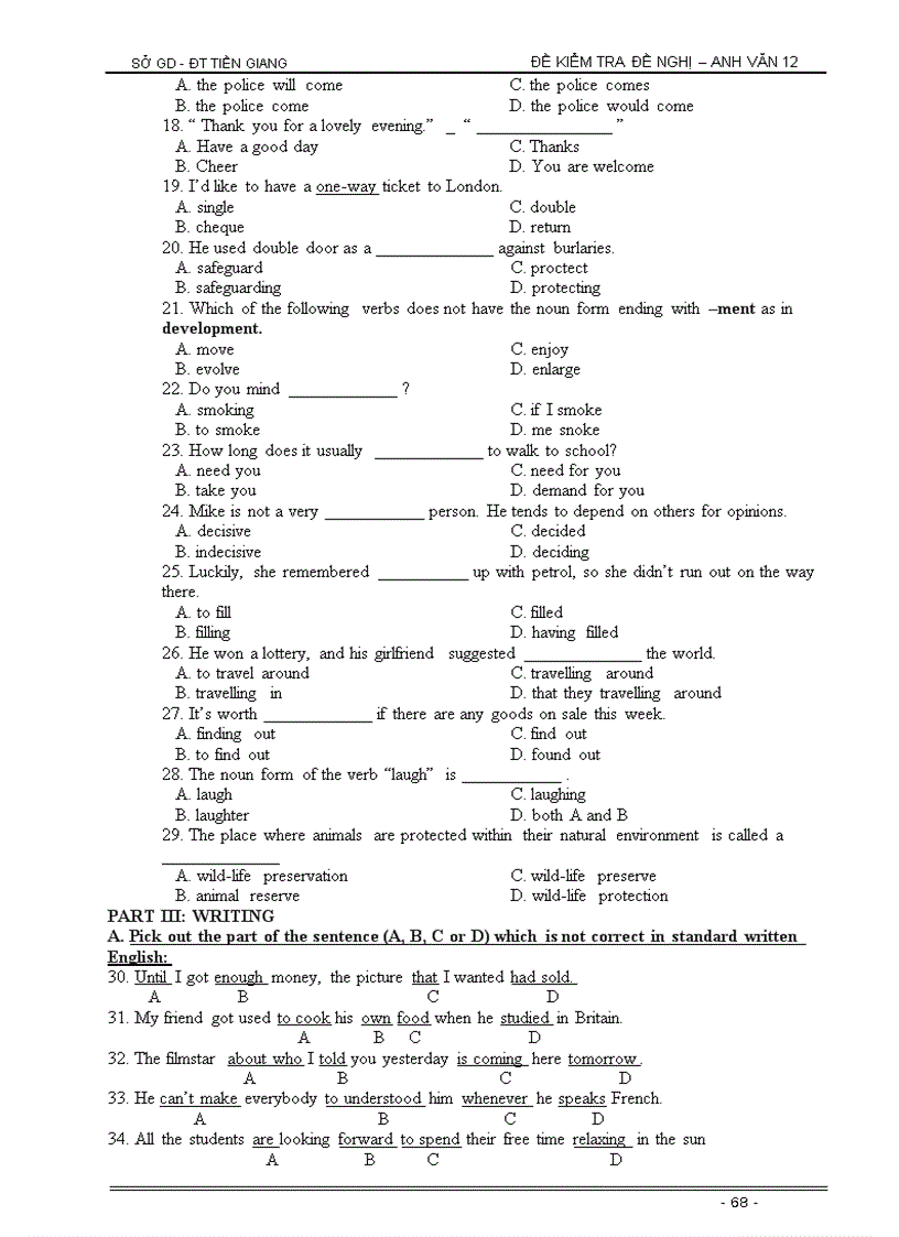 image for page Một số đề thi tiếng Anh chuyên ngành Kinh tế