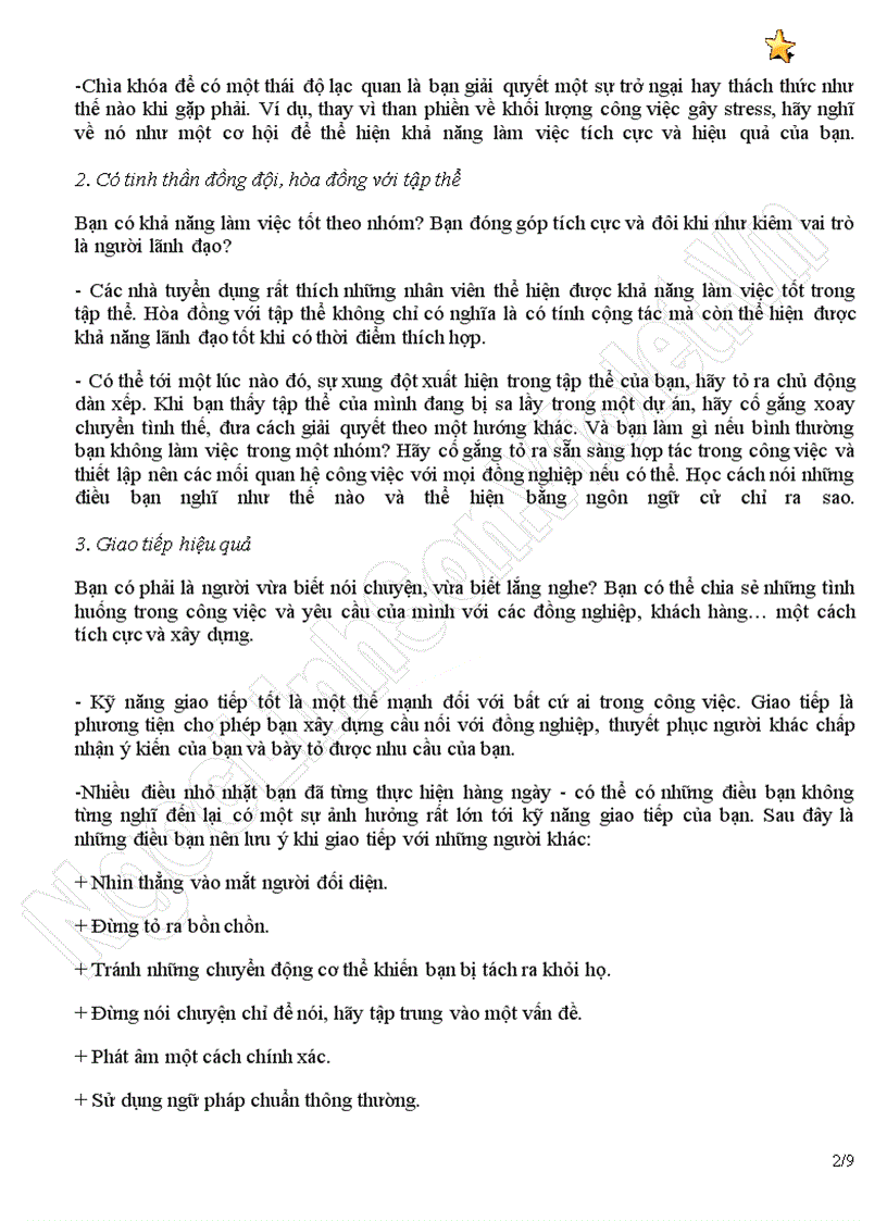 image for page Soft skills Kỹ năng mềm