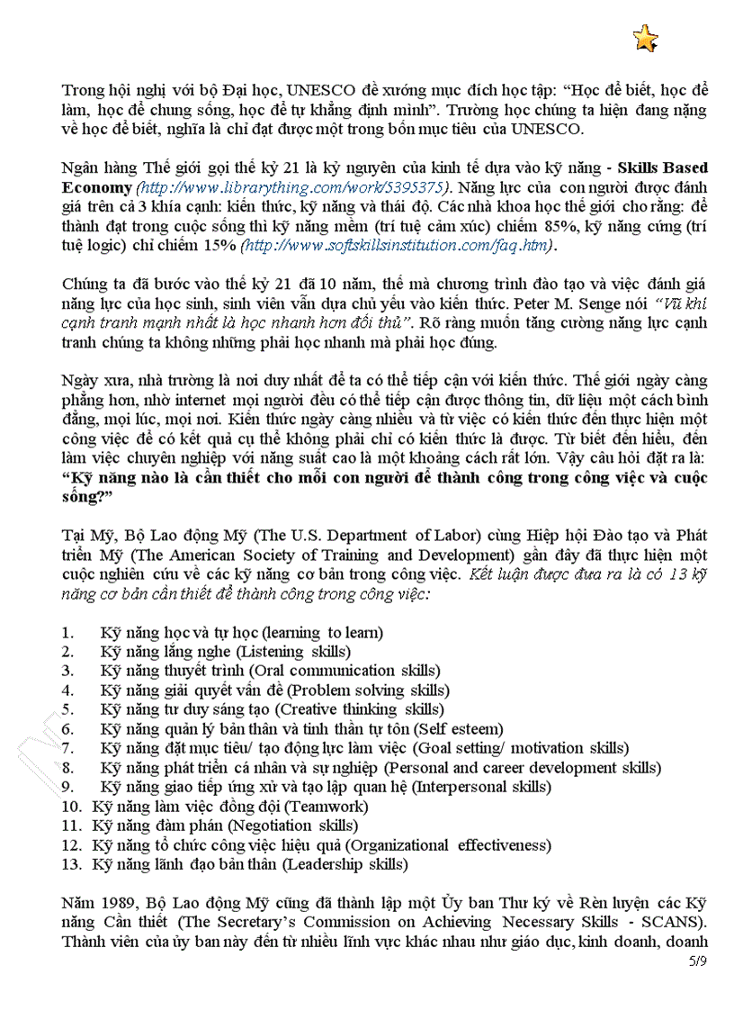 image for page Soft skills Kỹ năng mềm