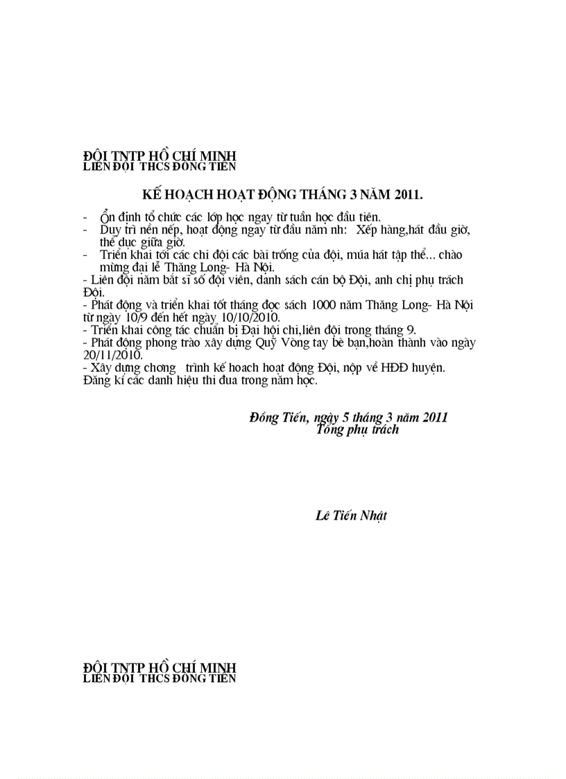 image for page Van ban cua doi nam hoc 2010 2011