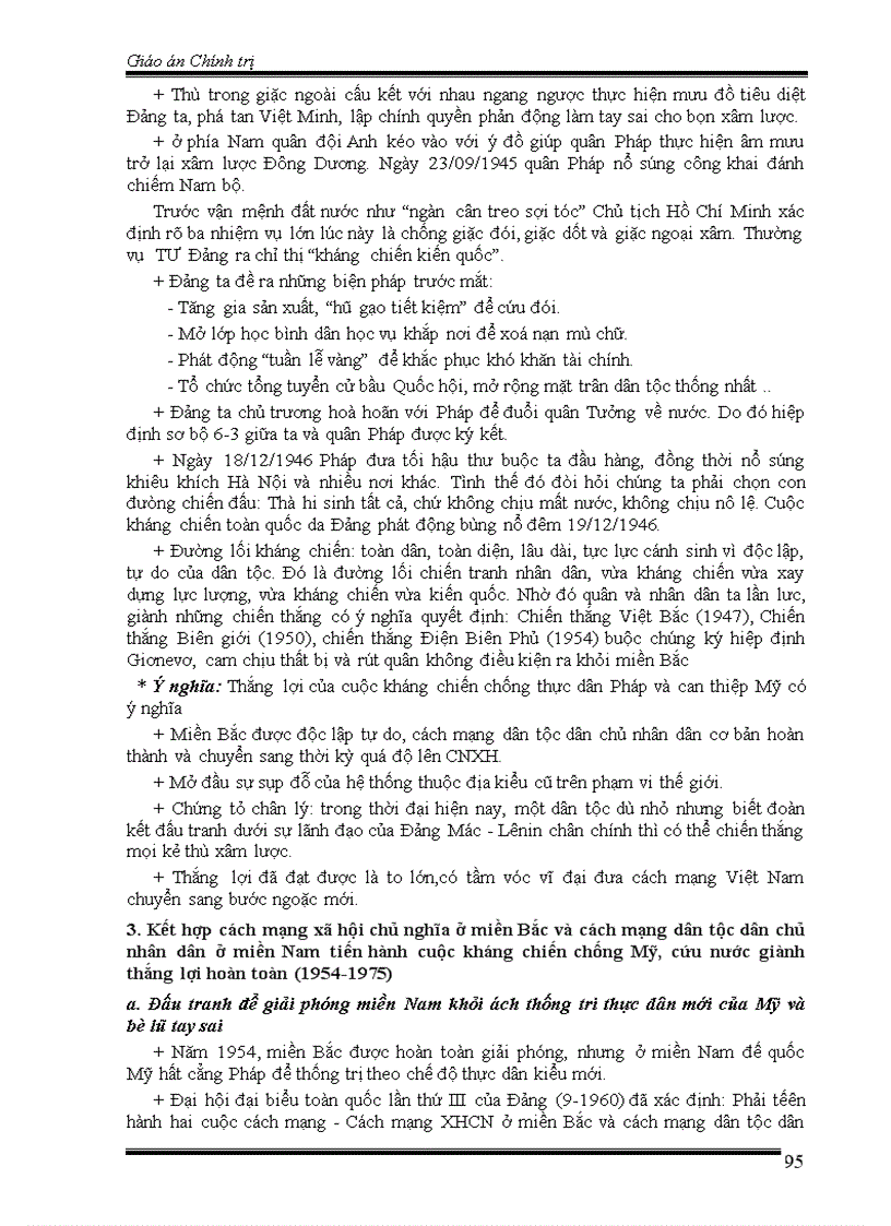 image for page Bai giảng chính trị