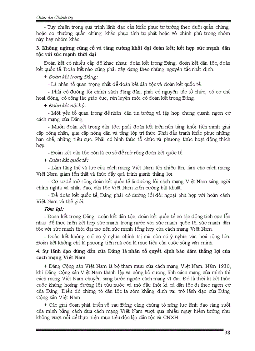 image for page Bai giảng chính trị