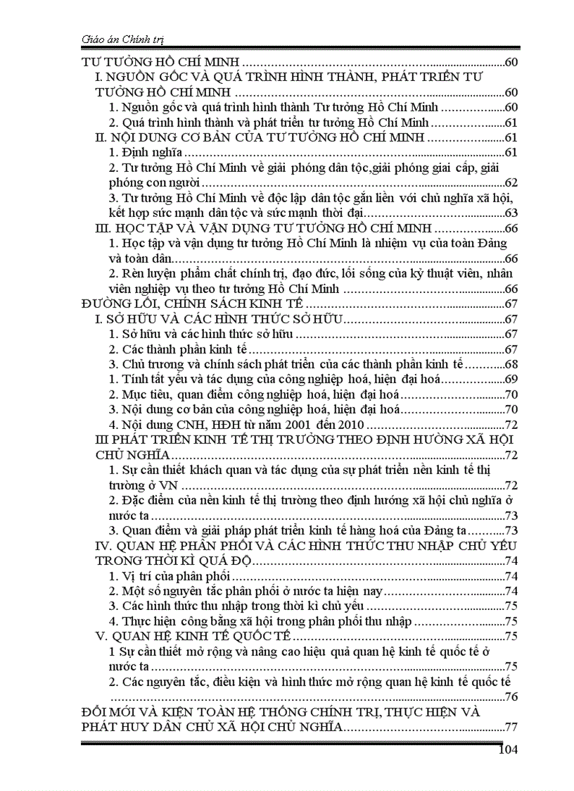 image for page Bai giảng chính trị