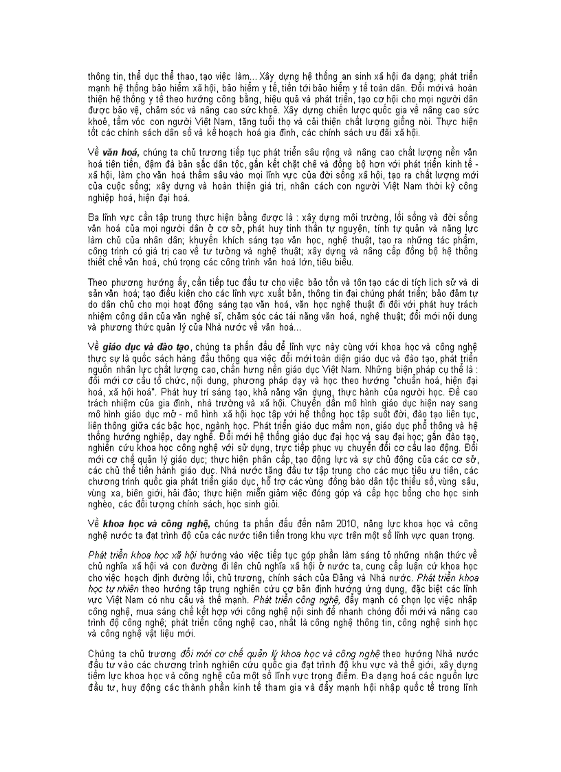 image for page Báo cáo của BCH TW về văn kiện Đại hội X