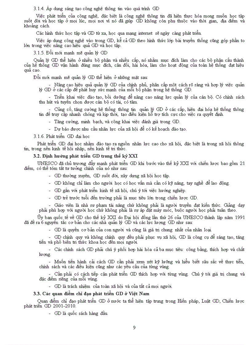 image for page Đề cương Giáo dục học