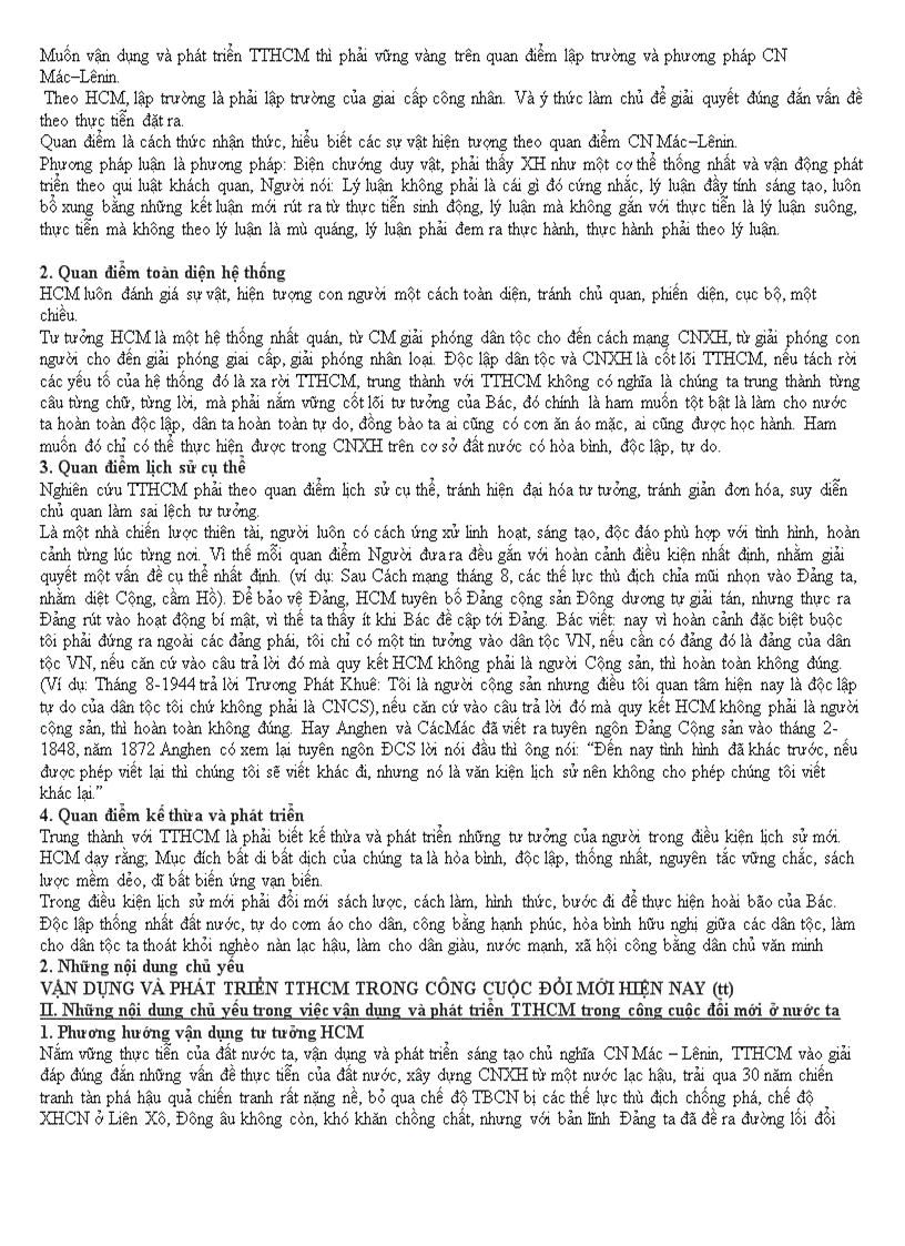 image for page Đề cương ôn tập môn tư tường hồ chí minh