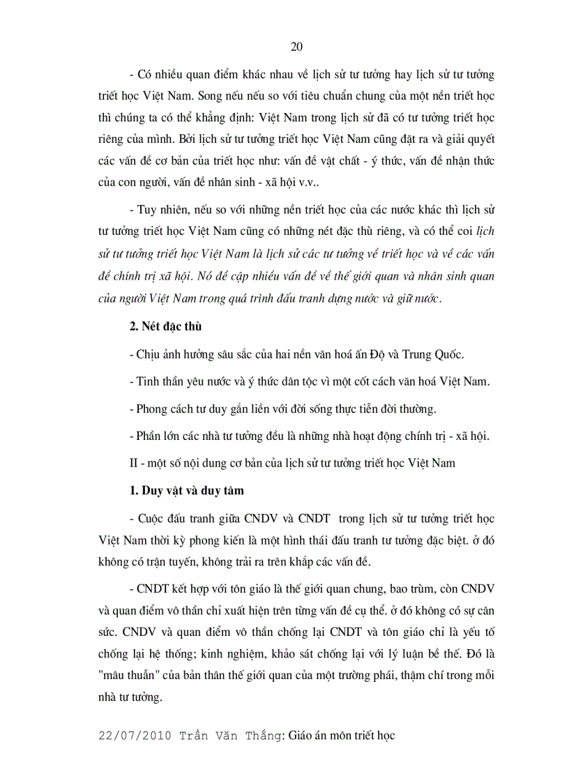 image for page Giáo án Triết Học Mác lênin