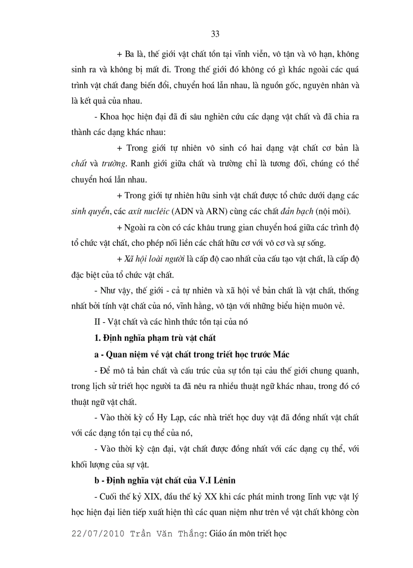 image for page Giáo án Triết Học Mác lênin