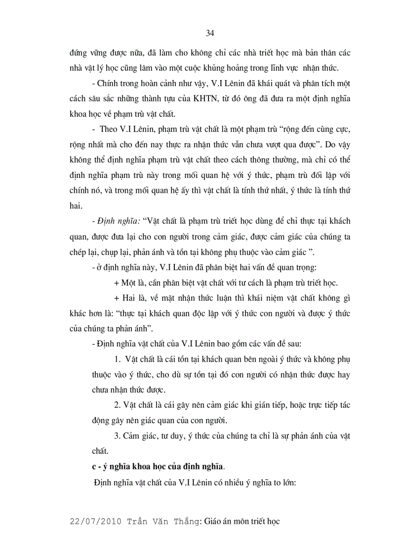 image for page Giáo án Triết Học Mác lênin