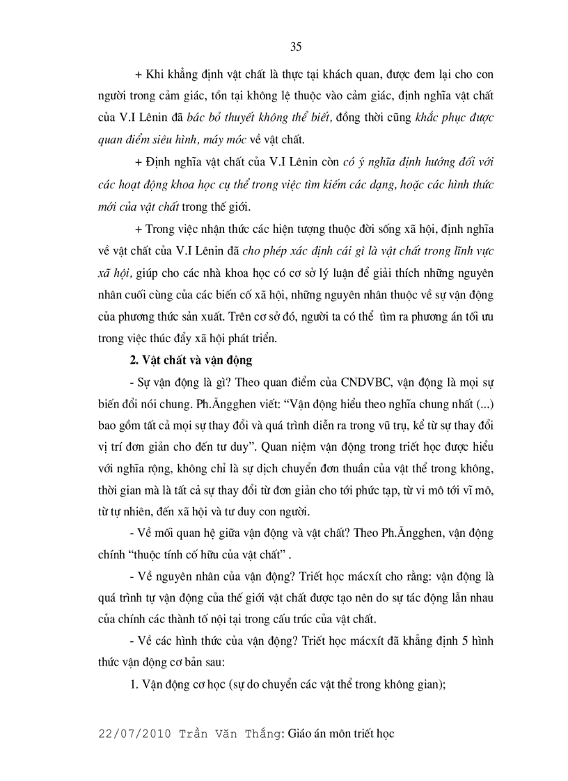 image for page Giáo án Triết Học Mác lênin