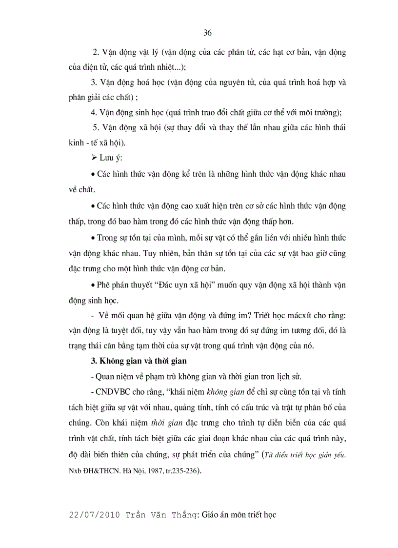 image for page Giáo án Triết Học Mác lênin