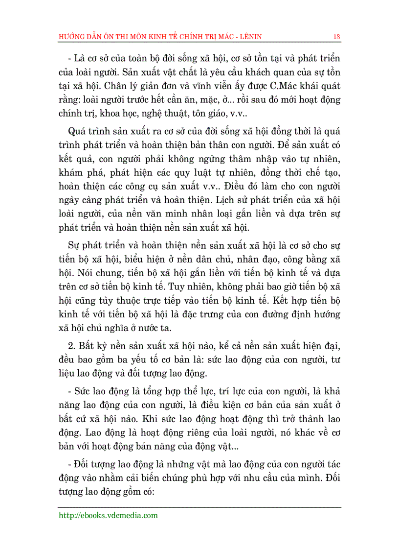 image for page Hướng dẫn ôn thi môn Chính trị Mác Lênin